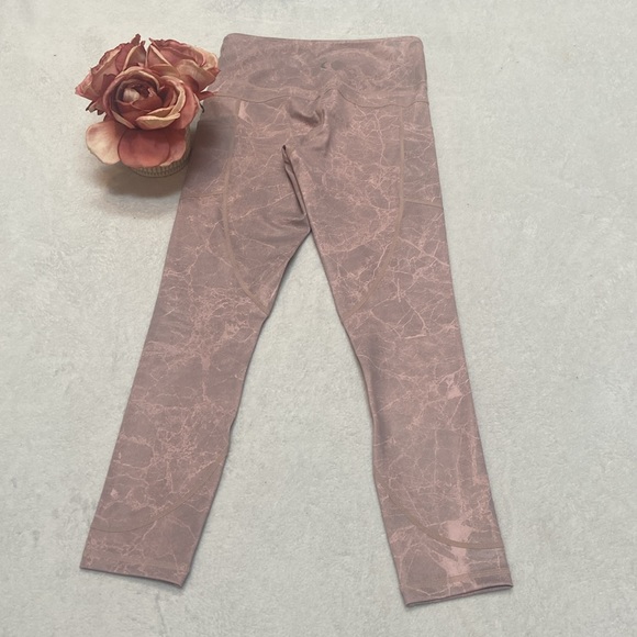 ZYIA ACTIVE Size 4 Pink Crackle Look Leggings - Picture 9 of 11